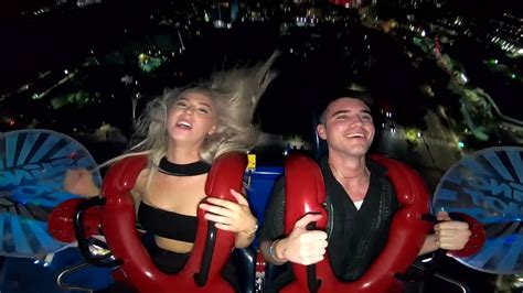 slingshot ride tits fall out|SLING SHOT ride girls big tits pop out Videos